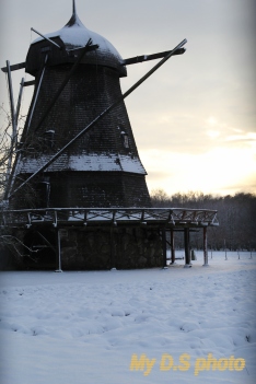 Old mill in Fredriksdals park