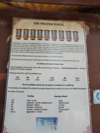 Info about the prayer wheels